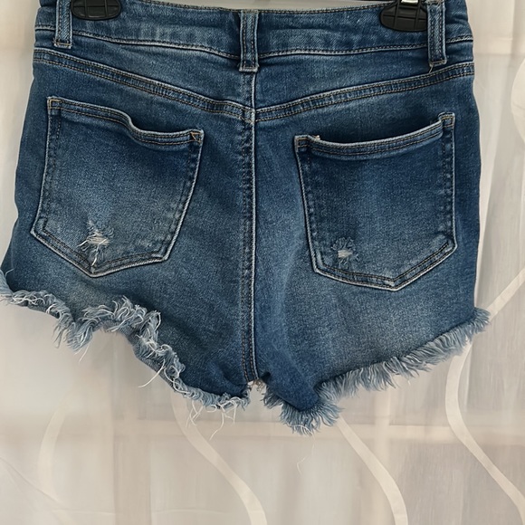 Wax Jeans Distressed Shorts, Size Medium - Picture 3 of 5